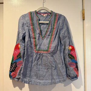 Boden Leonie Linen Top